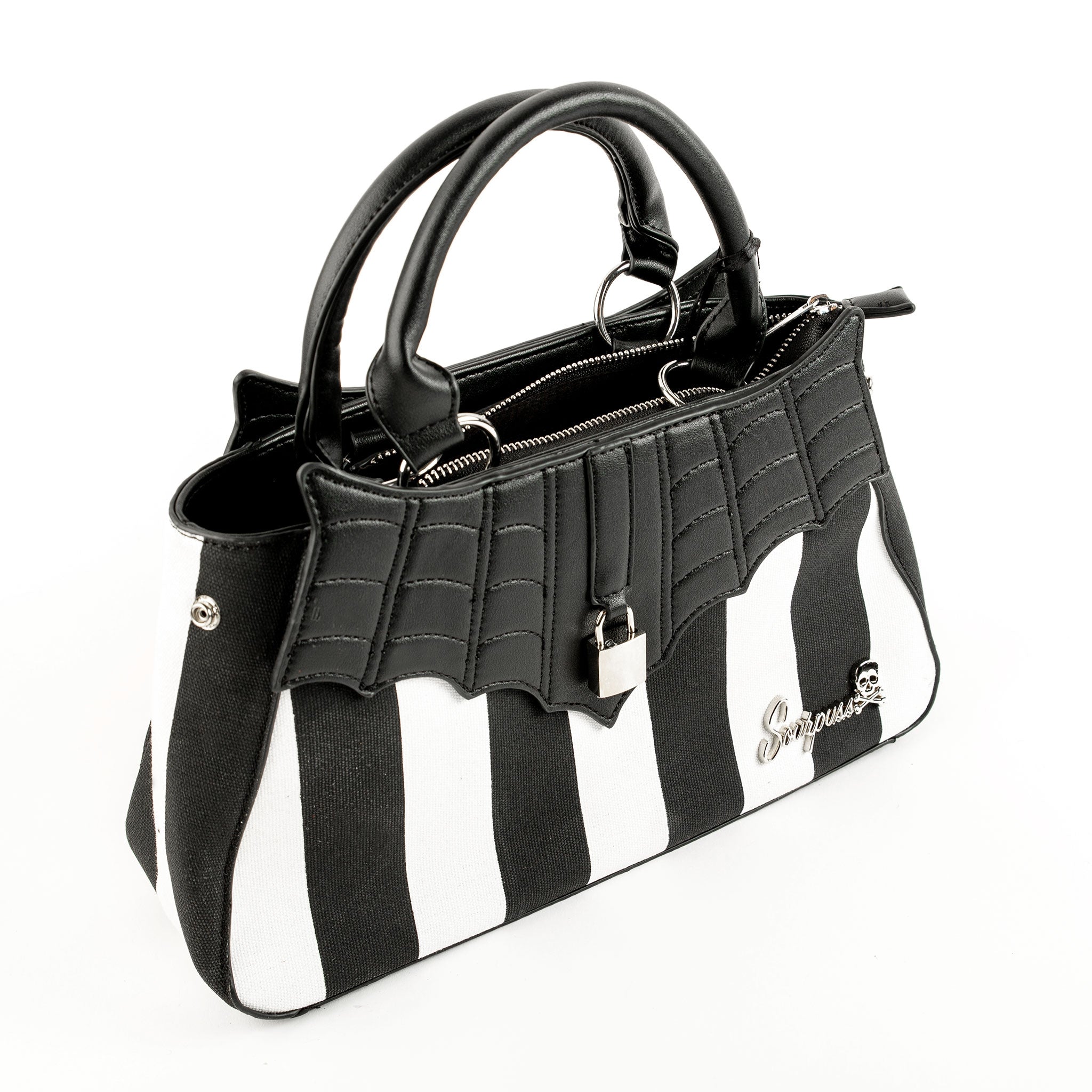 Michael Kors black and white stripes bag | Handbags michael kors, Purses  michael kors, Handbag