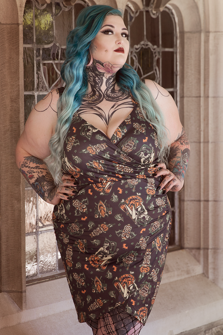 Sourpuss Hallow Tiki Dress