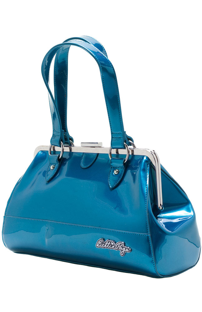 sp bettie page centerfold purse blue 2 1