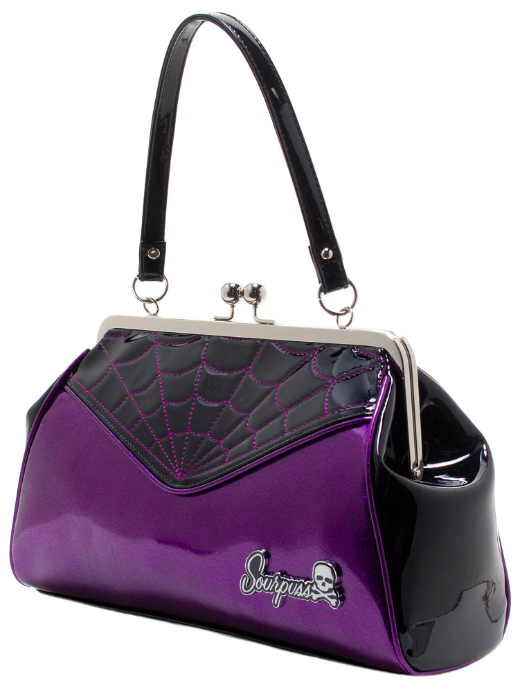 White Spiderweb Coffin Purse by Sourpuss Clothing – Red Zone Shop